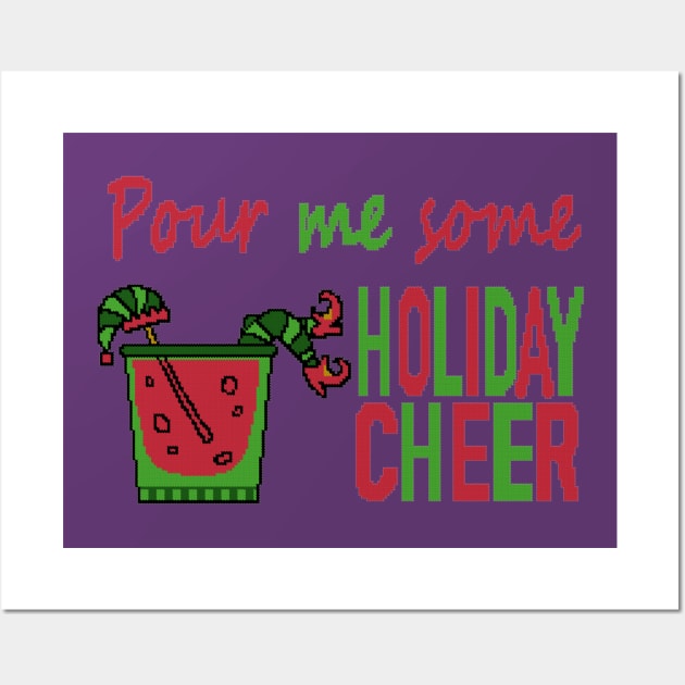 Christmas funny quote #6 Wall Art by ZingyStitches